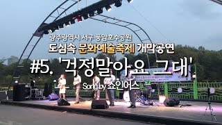 [관공서행사] 풍암호수공원 도심속 문화예술축제 개막공연_쇼인어스 5. 걱정말아요 그대 (Feat. 서대석 서구청장님)ㅣFineday Entertainment