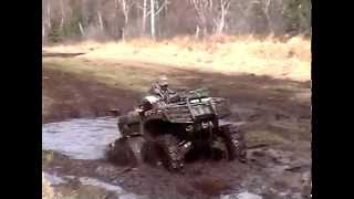 Dam that mud hole, Arctic Cat 700 EFI