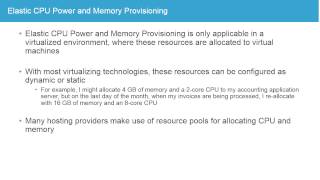 Cloud Computing: Elastic Provisioning