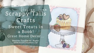 Paper Sweet Treats! | Scrappy Tails Crafts | Book Pop-Up Die | Pop-Up Card Making Tutorial