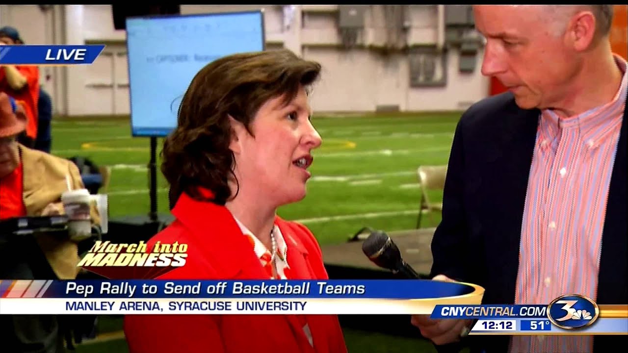 WSTM NBC 3 SU Pep Rally Coverage 03-30-16 - YouTube