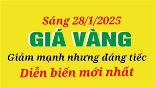 Giá vàng hôm nay 9999 ngày 28 tháng 1 năm 2025- GIÁ VÀNG NHẪN 9999- Bảng giá vàng sjc, 24k 18k 14k