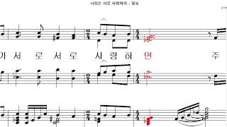 너희는 서로 사랑하라(김기영)  -  알토