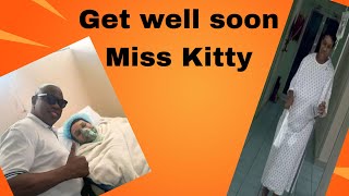 Miss Kitty in hospital