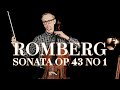 Romberg B Flat Major Sonata Op 43 No 1 | Cello Duet (Original Version)