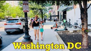 [4k] Monday afternoon in Washington DC  2024, Stroll in 4K, USA