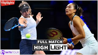 Qinwen Zheng vs Yulia Putintseva Full Match Highlights - WTA Madrid Open 2024