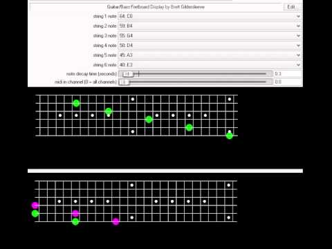 Fretboard Visualizer Alpha Test - YouTube