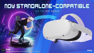 FIRST Meta Quest VR Treadmill - KAT Walk C 2 on KAT NEXUS (NO PC)!