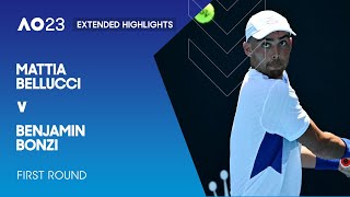 Mattia Bellucci v Benjamin Bonzi Extended Highlights | Australian Open 2023 First Round