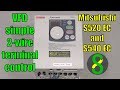 VFD simple 2-wire terminal control - Mitsubishi S520 EC and S540 EC