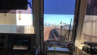 横浜市営地下鉄ブルーライン新羽駅から仲町台駅までの後部車窓動画。