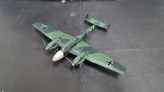 Eduard's 1/48 Messerschmitt Bf 110C (Battle of Britain) (Full Build)