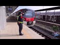 รถไฟไทย trainthai hd ขบวน 2xxx กำลังเคลื่อนขบวนออกจากสถานีรถไฟฟ้าตลิ่งชัน redline full hd1080p