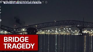 Francis Scott Key bridge collapse: Frame by frame