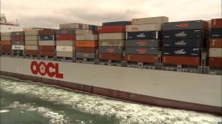 MegaStructures   Megaship, OOCL Atlanta documentary english Part 1