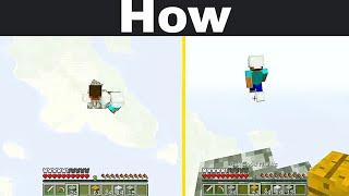 How sky walk Minecraft : Wait What