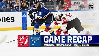 Devils @ Blues 11/3 | NHL Highlights 2023