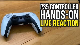 PlayStation 5 Controller Hands-On Live Reaction - Dualsense Hands-On (PS5 Controller)