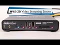 Datavideo NVS-30 Video Streaming Encoder/Recorder Setup Tutorial Guide