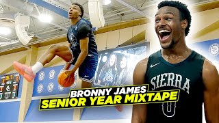 Bronny James OFFICIAL Senior Year Mixtape!! "The Young KING"
