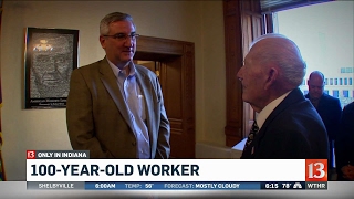 State's oldest employee turns 100