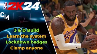 NBA 2K24 Badges and build for 3 & D