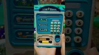 Degital Electronic ATM BANK Machine with Finger Print #degitalmachine#atm#savings#asmr