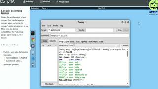 Testout | Network +|8 2 8 Lab: Scan Using ZENMAP