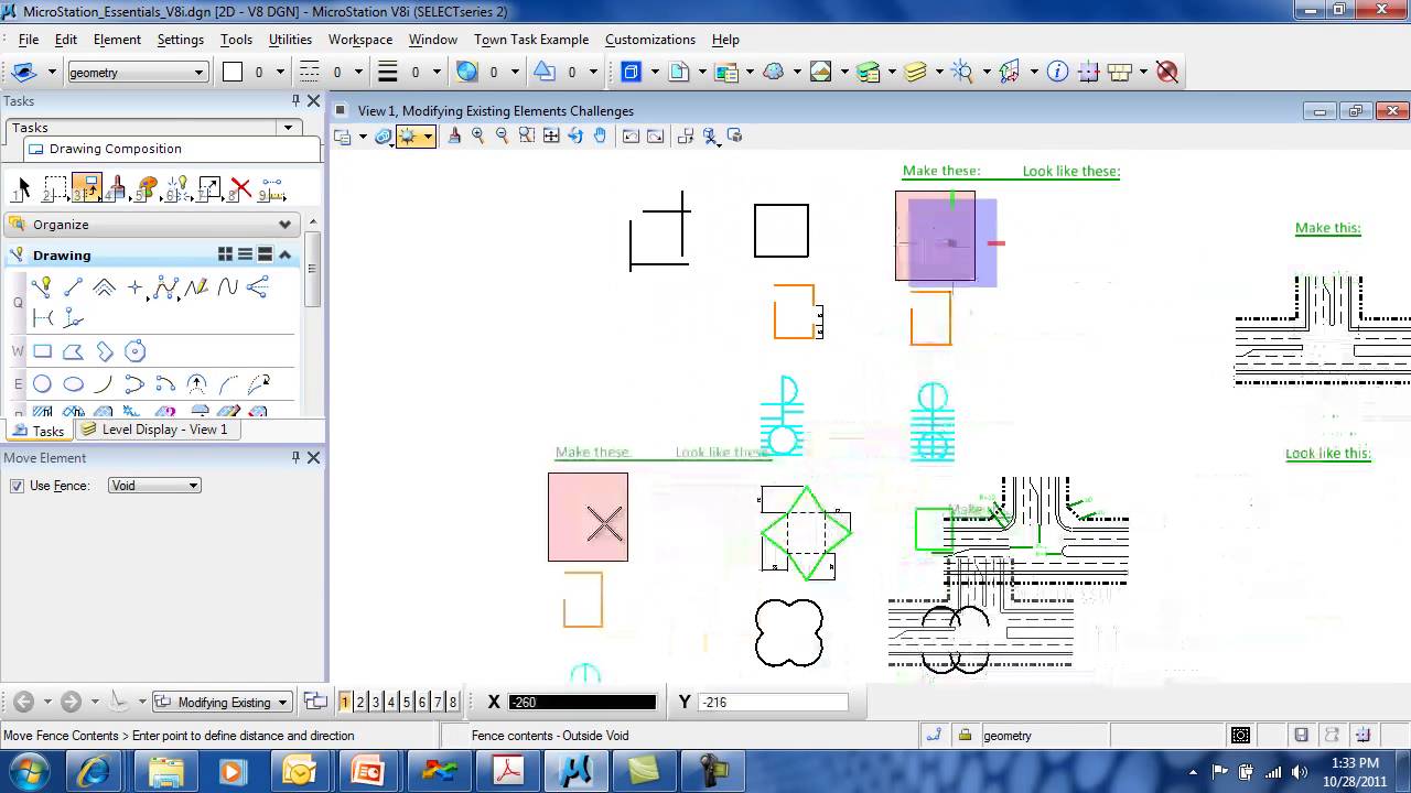 Microstation Essentials Fence Youtube