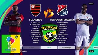 eFootball Pes 21 Brazukas - Atlético de Medellín x Flamengo Copa 17º T (Fase de Grupo)