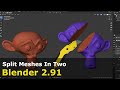 Split Meshes In Two | Bisect Tool | Blender Quickie