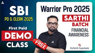 Warrior Pro Batch Demo Class | Financial Awareness, Current Affairs and Static GK For 2025