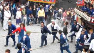 2010　掛塚貴船神社　本祭り　志組屋台神社曳き込み