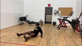 ARMY BLC PRT  prep drill, hip stability drill, mmd 1\u00262 and recover drill followed by an AAR