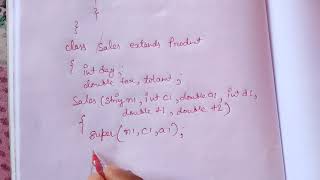 INHERITANCE PROGRAM IN JAVA | ISC CLASS 12