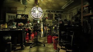 death star sphere of sprockets. the ultimate lighting fixture.