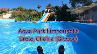 Having a great time in Aqua Park Limnoupolis, Greece, POV slides (chapters available)