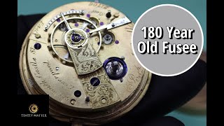 180-YEAR-OLD FUSEE Pocket Watch RESTORATION