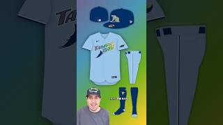 I designed new logos and uniforms for the Tampa Bay Rays #mlb #baseball