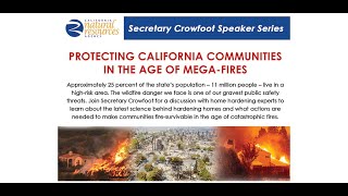 CNRA Speaker Series: Wildfires