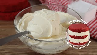 RECHEIO DE CREAM CHEESE PARA BOLO | Apenas 3 ingredientes | Textura leve e aveludada