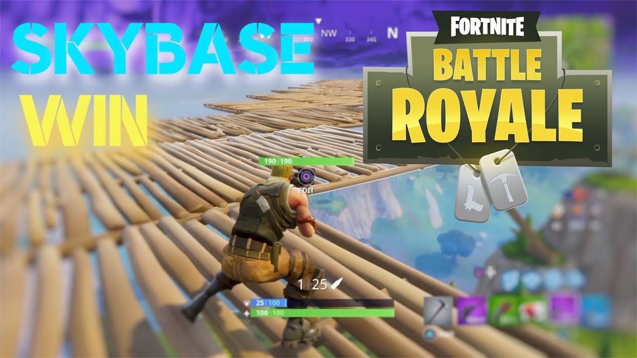 Fortnite Skybase Win Youtube