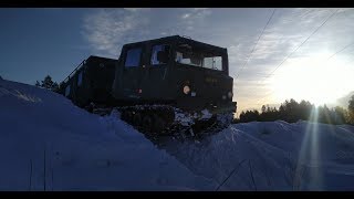 Bandvagn 206 - Vinterutbildning Bilkåren, Hemvärnet, Försvarsmakten