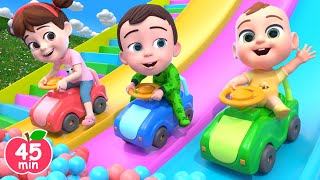 🎢🎡🎠Rides & Slides Song +More Newborn Nursery Rhymes & Original Kids Songs