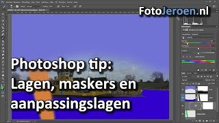 Werken met Lagen, laagmaskers en aanpassingslagen (Photoshop)