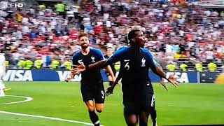 Frankreich vs kroatien 3:1 Pogba ( Wm Finale 2018)