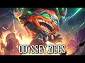 Odyssey Ziggs just looks like an exile from the Cyberpop skin line