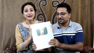 Unboxing Silver Play Button || Iman and Moazzam || News Views & Updates