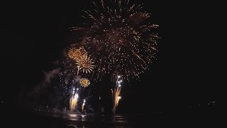 第７０回諏訪湖祭湖上花火大会　２１（宇宙戦艦ヤマト） 2018 Suwako fireworks display , GoPro HERO5 Black 2.7K , 高画質 高音質